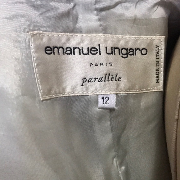 Emanuel Ungaro Animal Tiger Print Suede Blazer - Picture 10 of 14